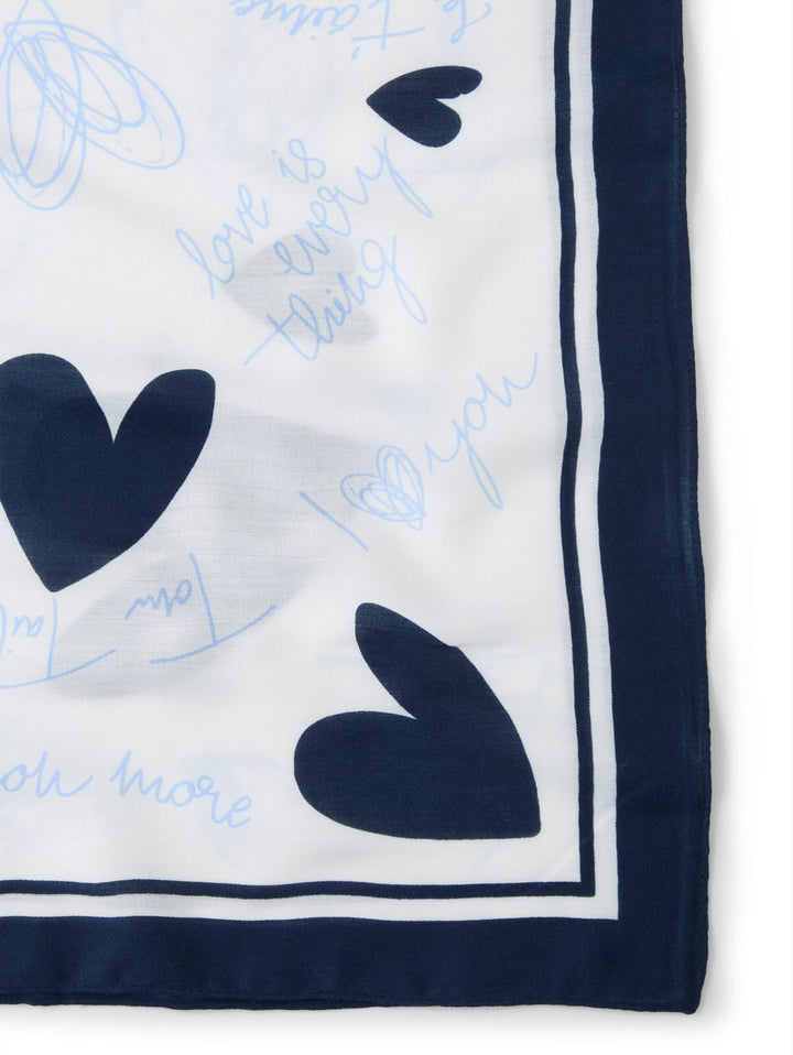 Patterned neckerchief - Light Blue