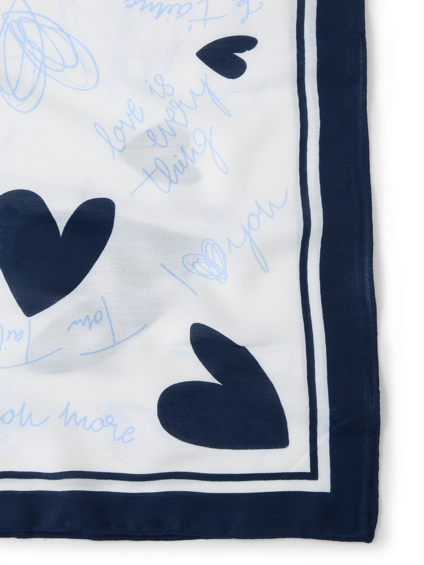 Patterned neckerchief - Light Blue