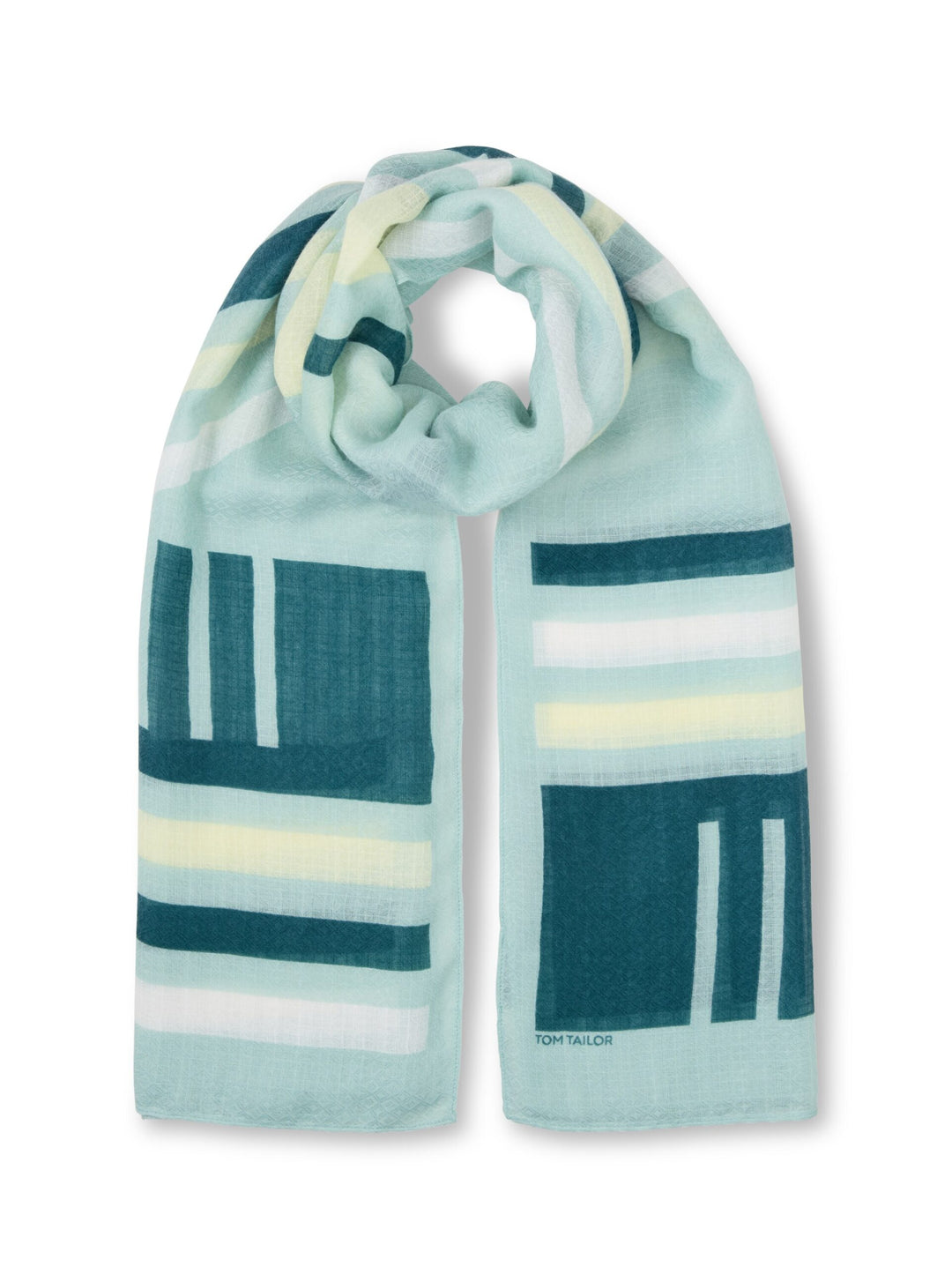 Scarf with print - Mint