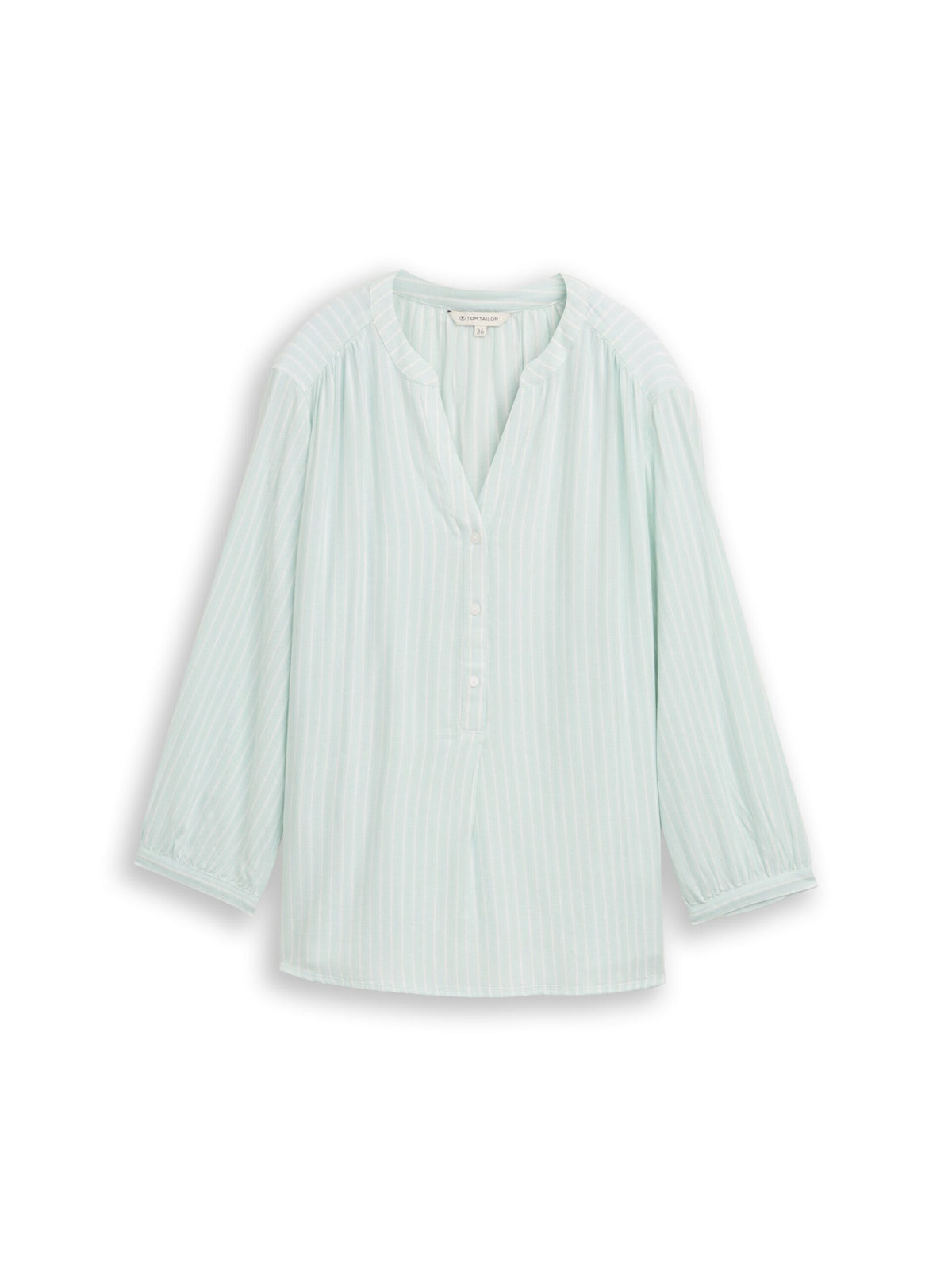 Blouse with striped pattern - Light Blue