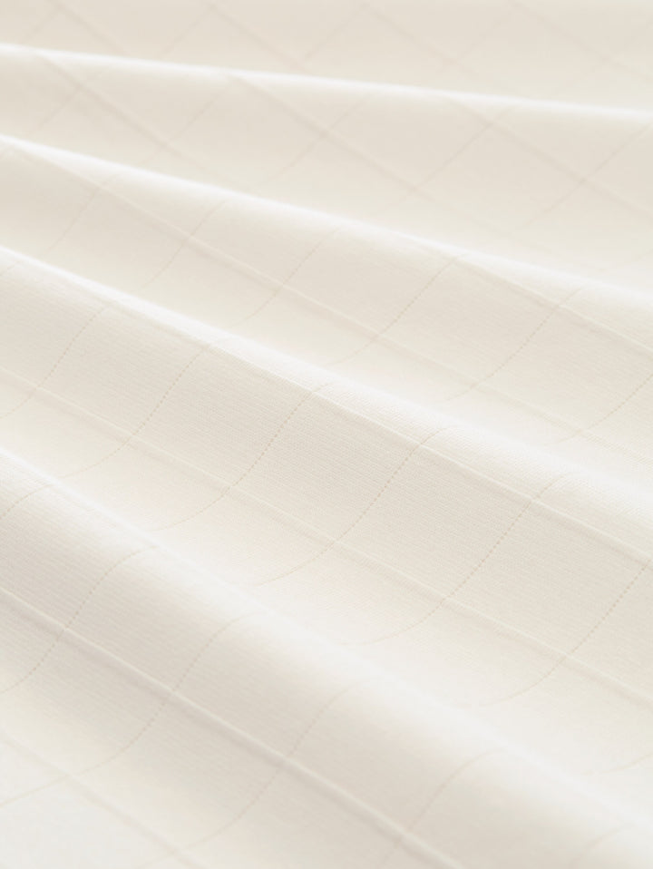 Structured Polo - Gardenia White