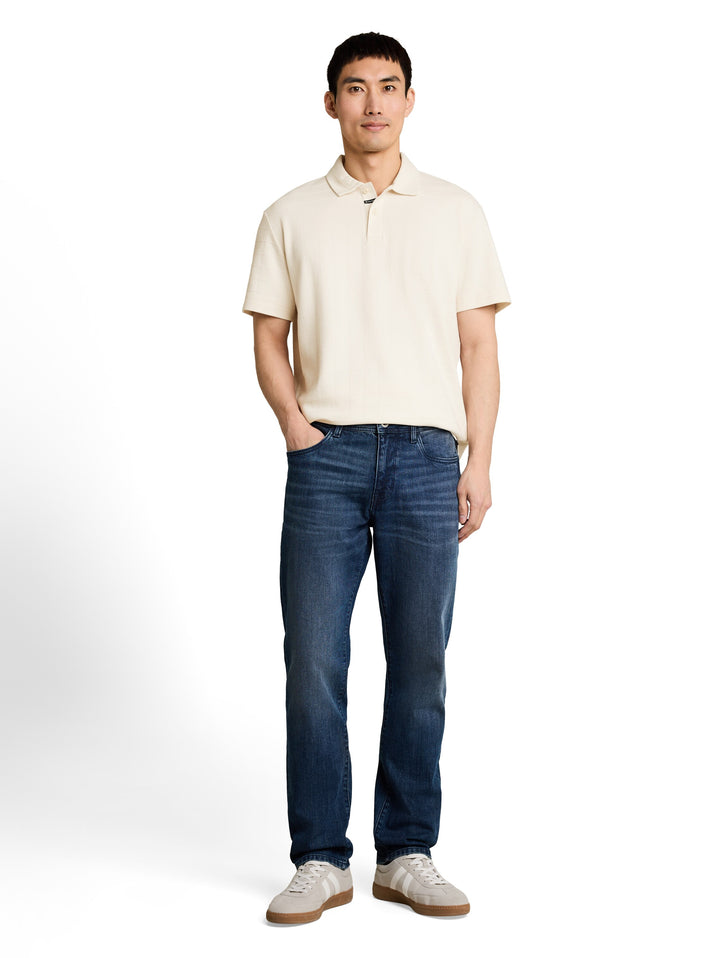 Structured Polo - Gardenia White