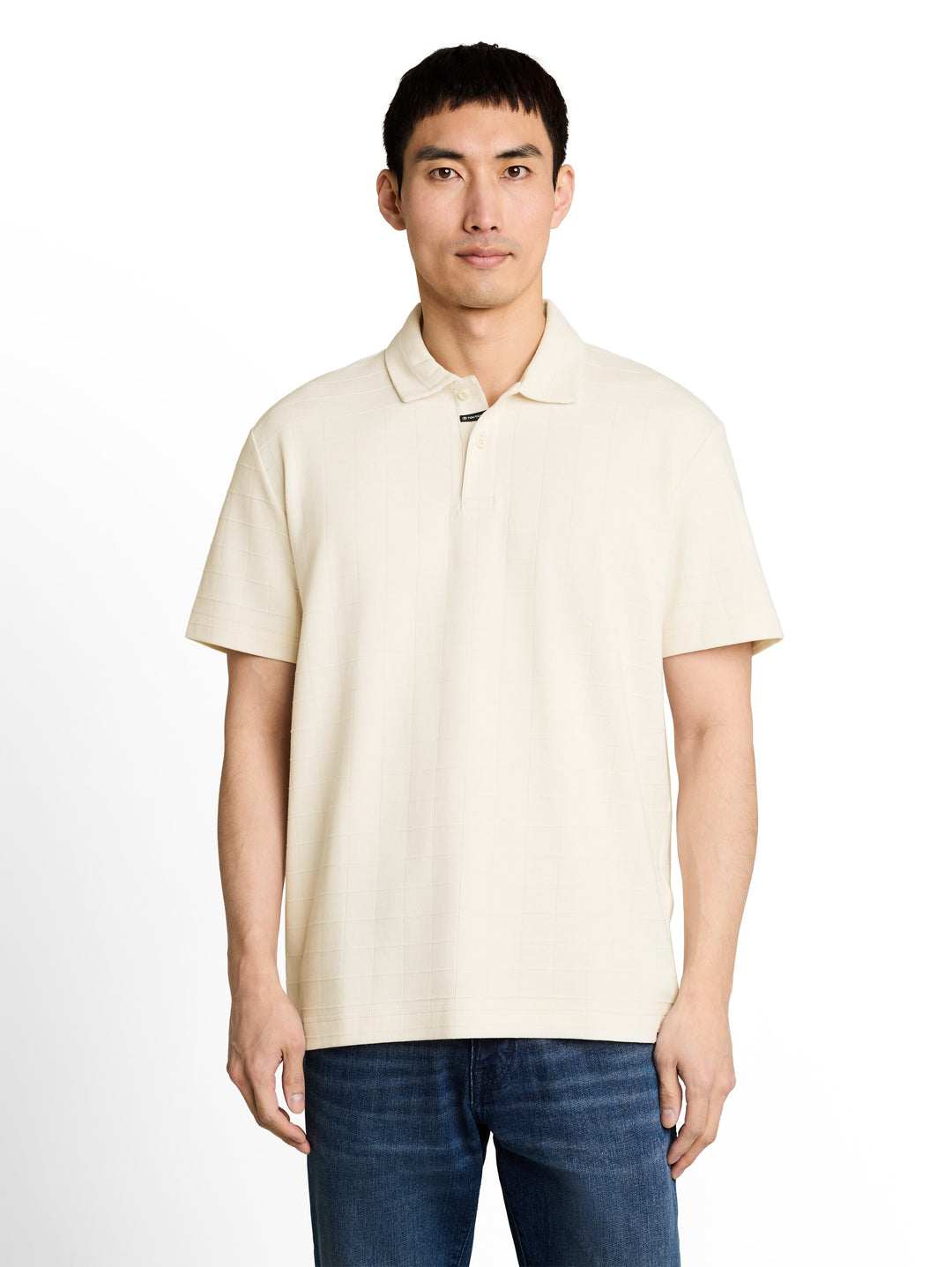 Structured Polo - Gardenia White