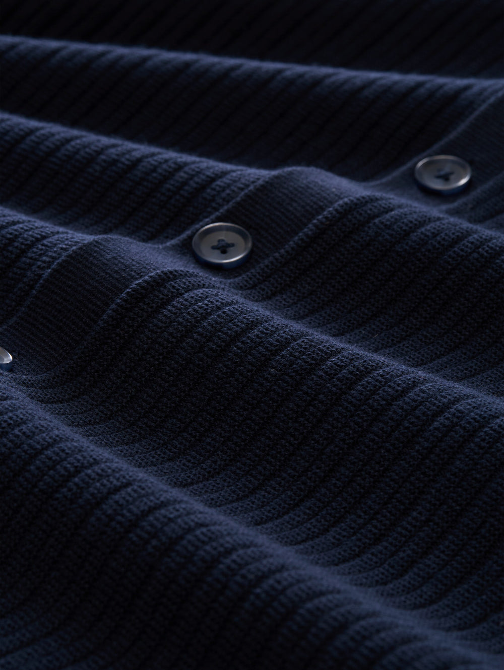 Structured Knit Polo Jacket - Sky Captain Blue