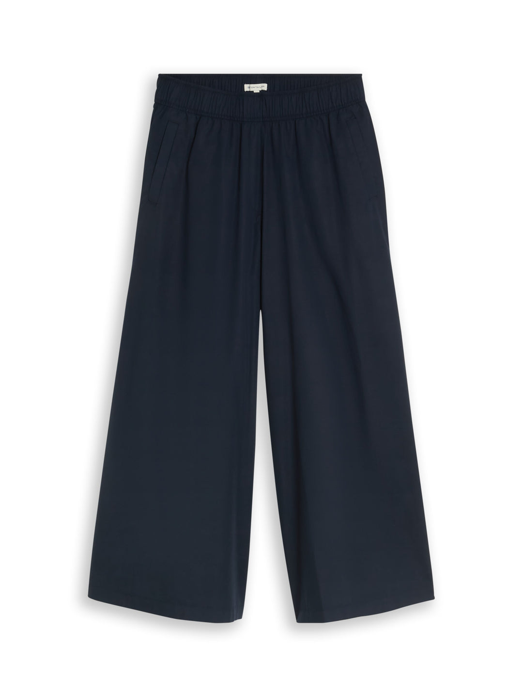 Cropped Wide Leg Pants - Sky Captain Blue