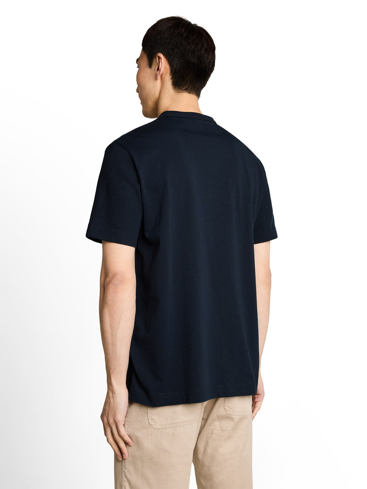 Structured Cutline T-Shirt - Sky Captain Blue