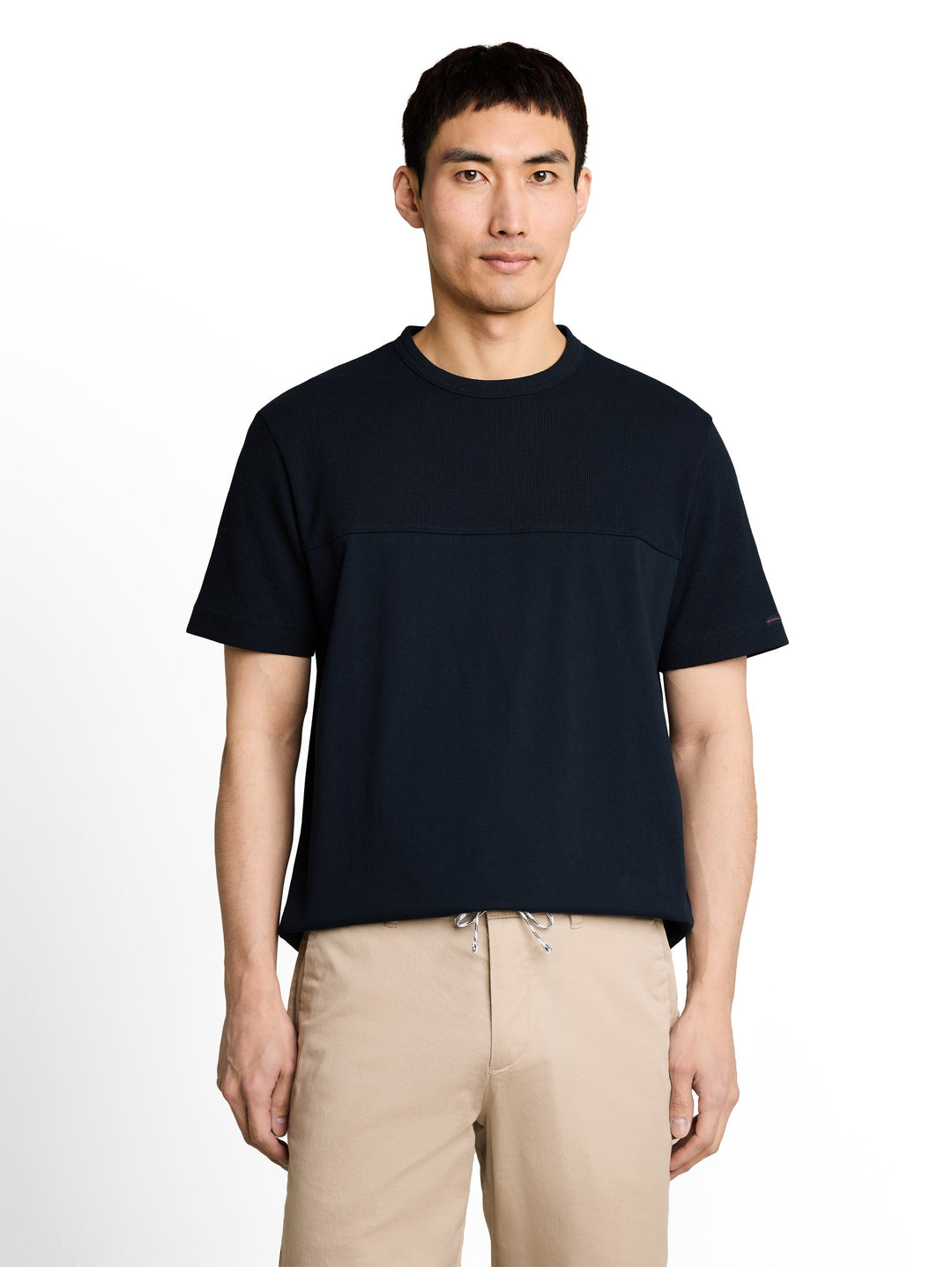 Structured Cutline T-Shirt - Sky Captain Blue