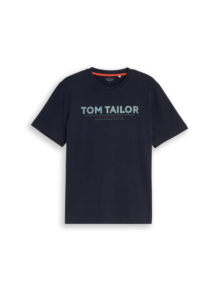 Printed T-Shirt - Sky Captain Blue