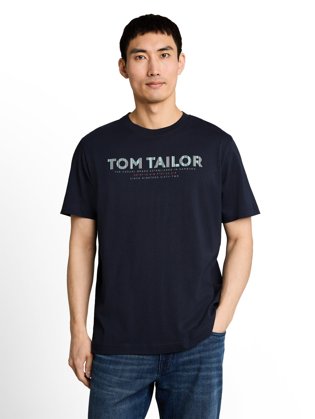 Printed T-Shirt - Sky Captain Blue