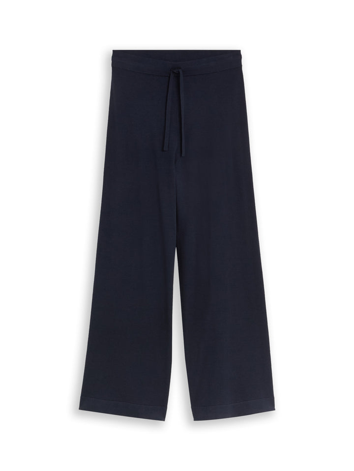 Knit Pant Silk Blend - Sky Captain Blue