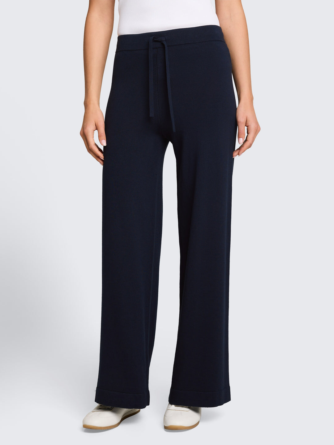 Knit Pant Silk Blend - Sky Captain Blue