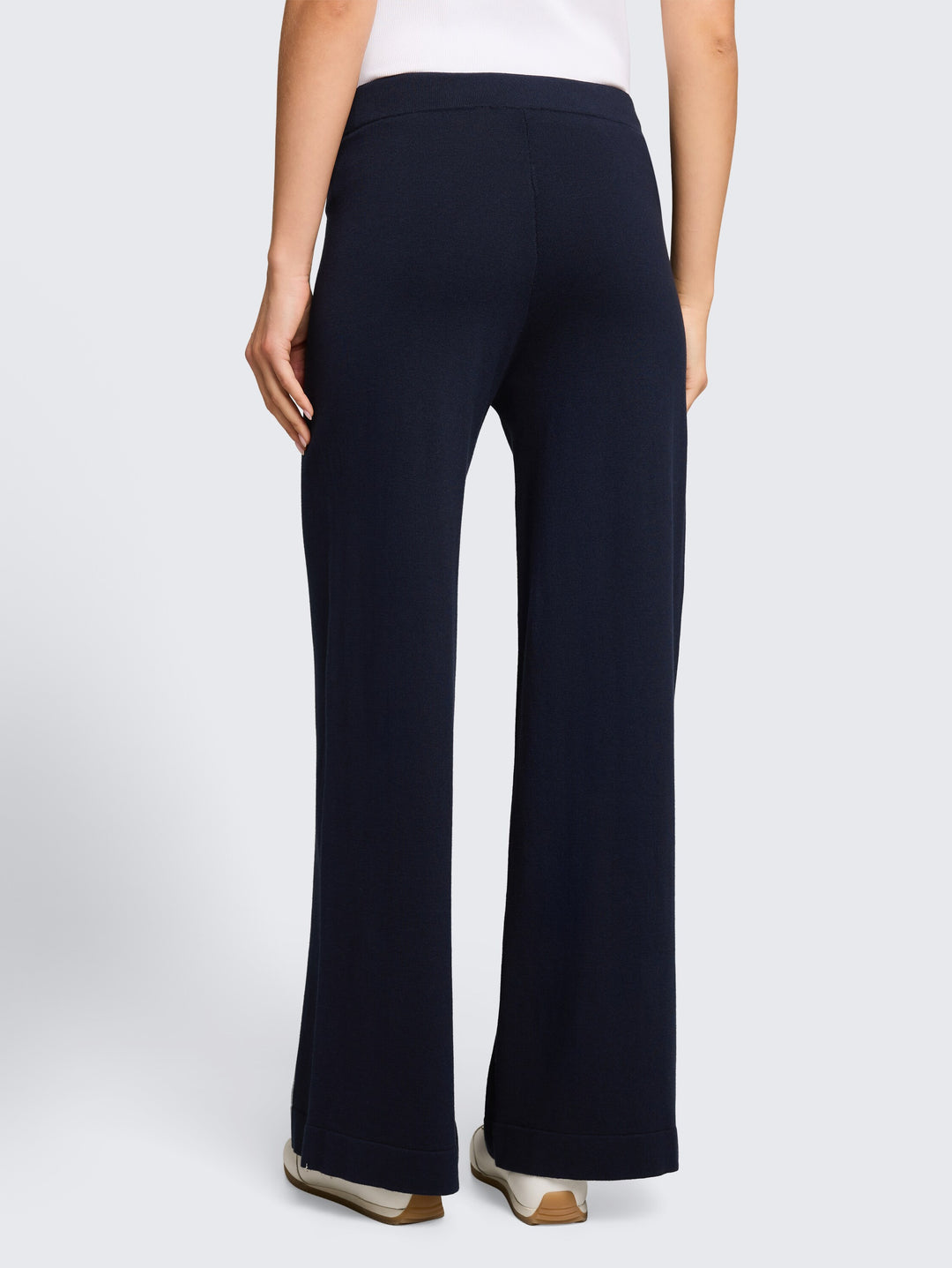 Knit Pant Silk Blend - Sky Captain Blue
