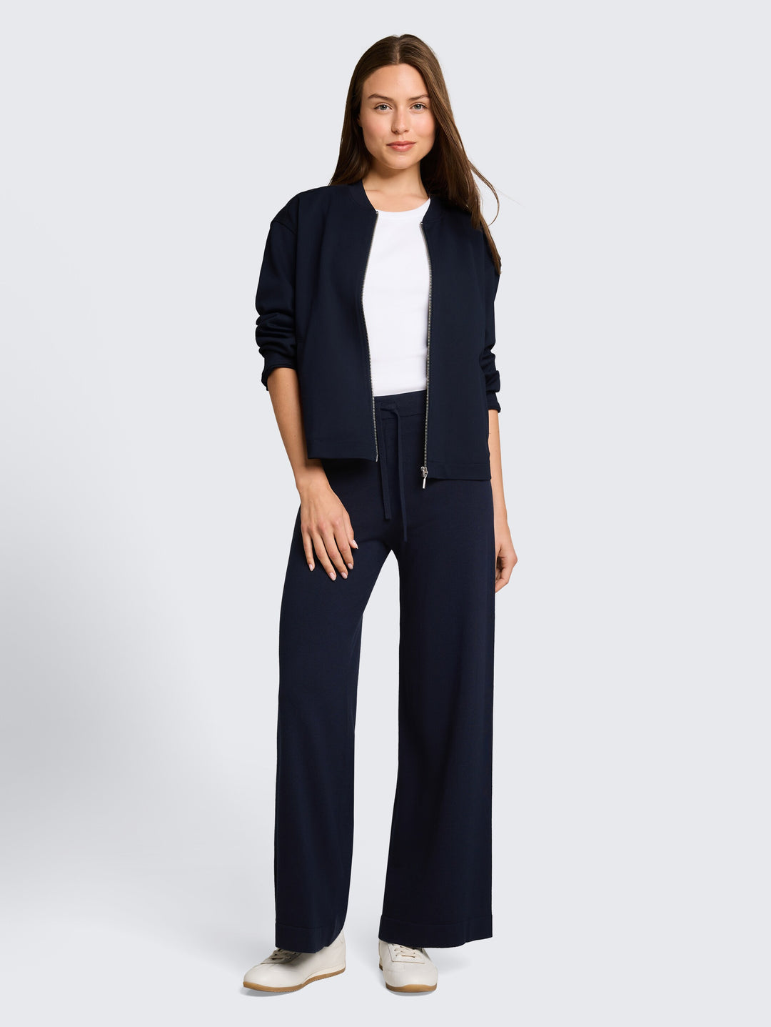 Knit Pant Silk Blend - Sky Captain Blue