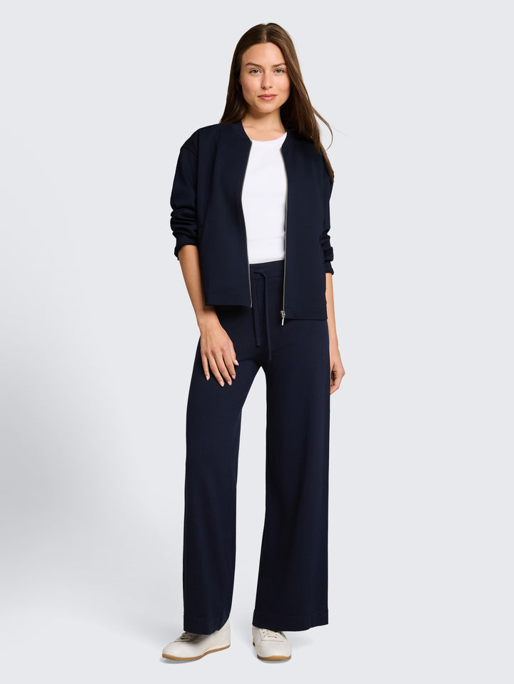 Knit Pant Silk Blend - Sky Captain Blue