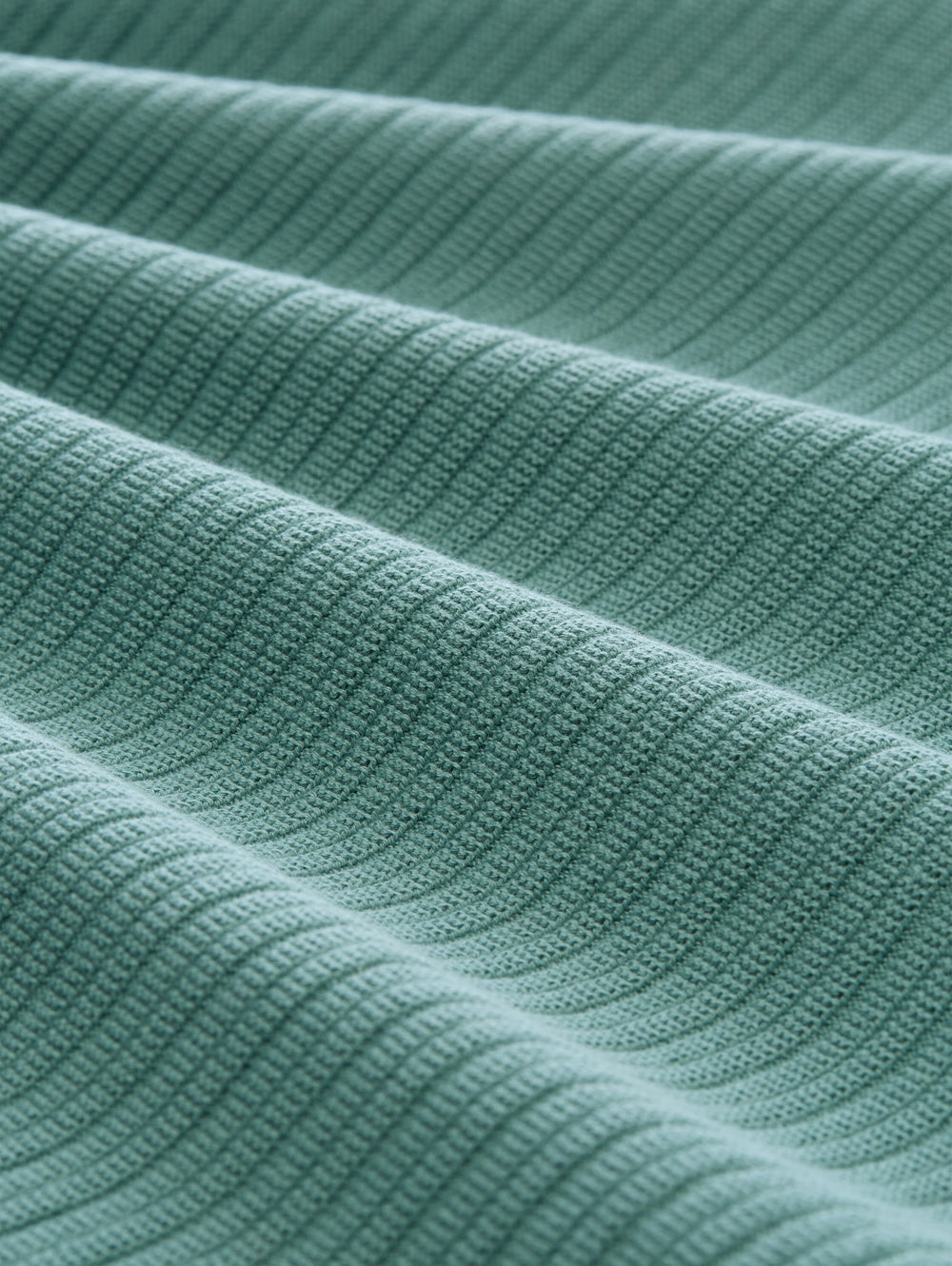 Structured Knit Polo - Mineral Stone Blue