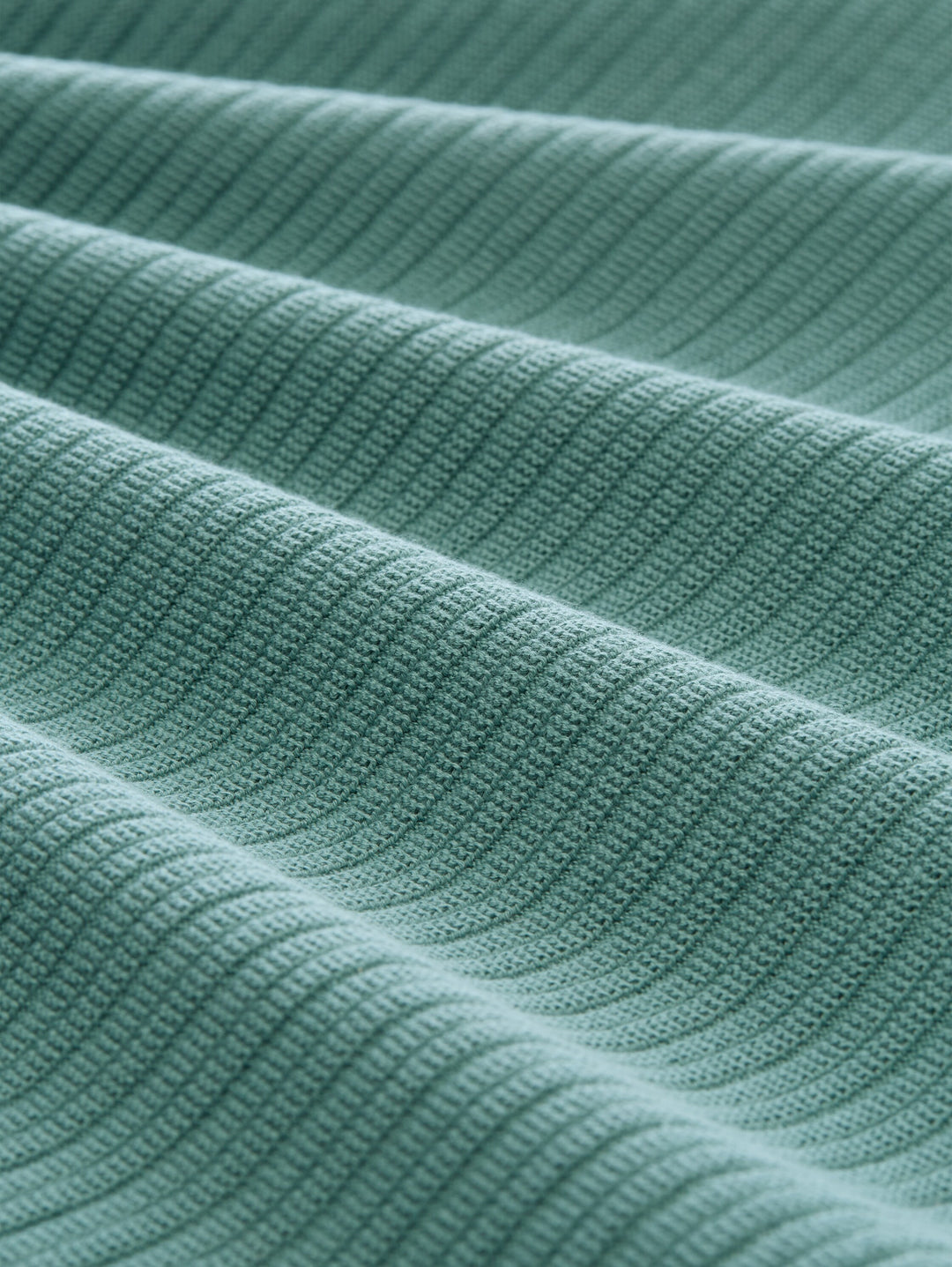 Structured Knit Polo - Mineral Stone Blue