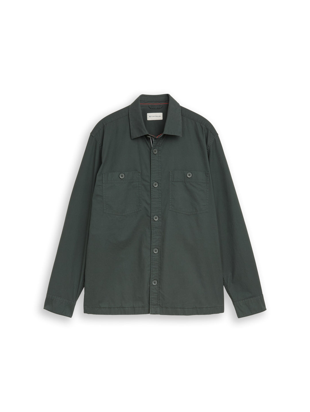 Light Canvas Overshirt - Darkest Olive