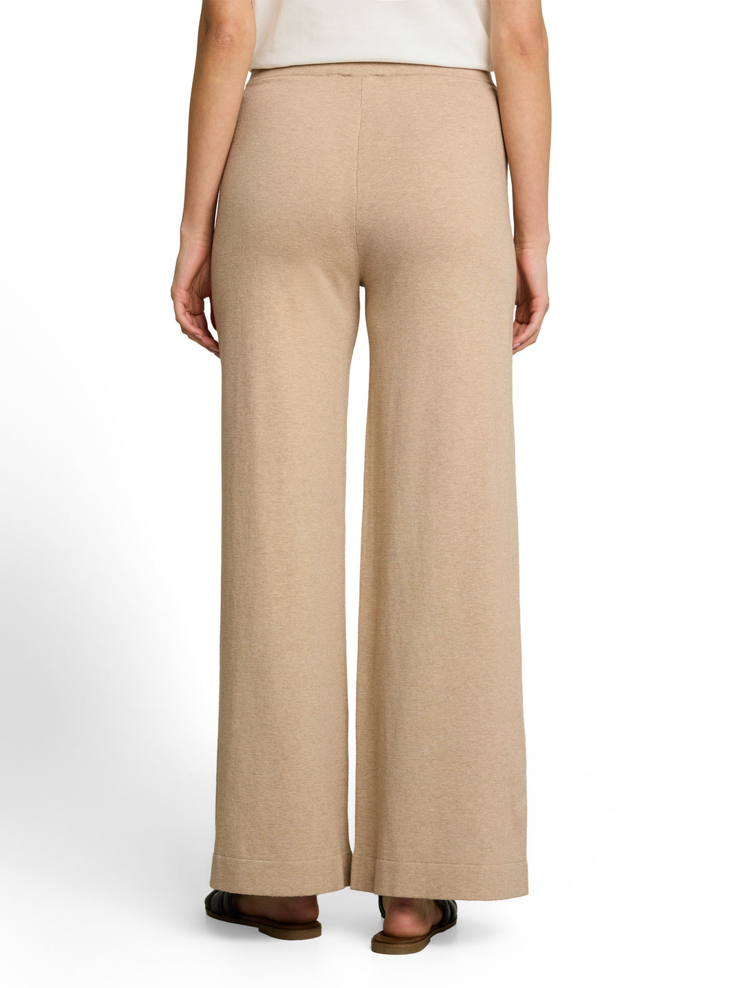 Knit Pant Silk Blend - Gravel Beige Melange