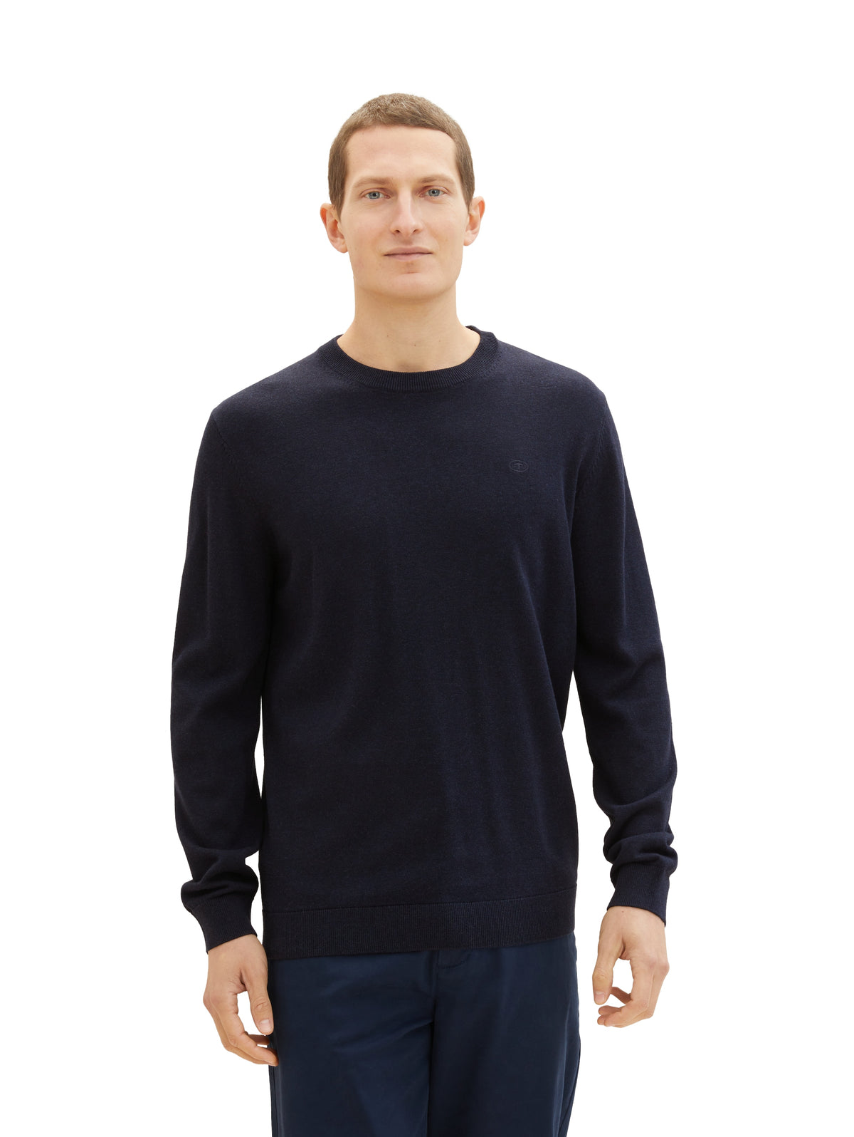 Basic Crewneck Knit - Blue