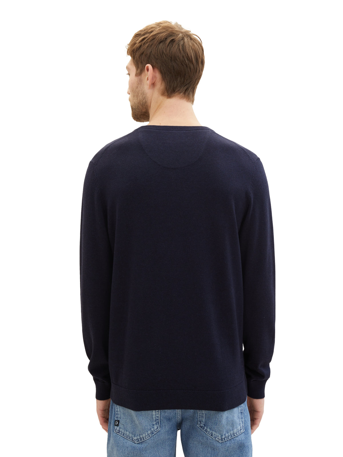 Basic V-Neck Knit - Sky Blue