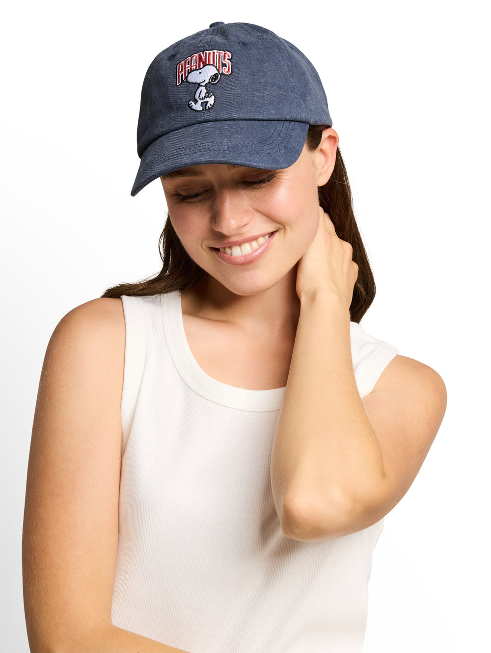 Peanuts Cap - Navy Twill Yarn Dye