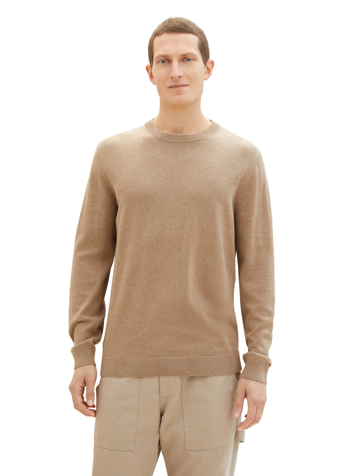 Basic Crewneck Knit - Brown