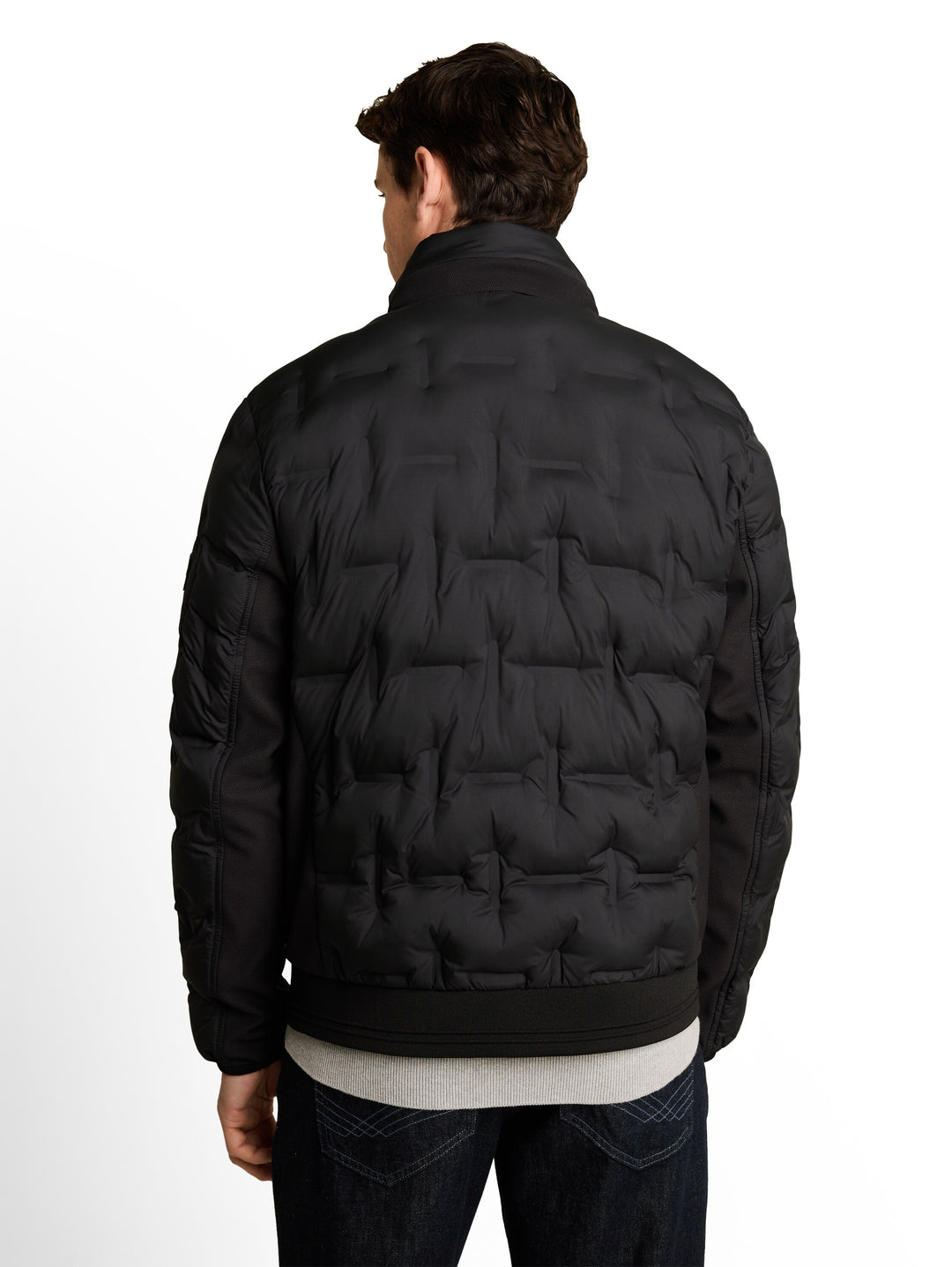 Decorative Hybrid Jacket - Black