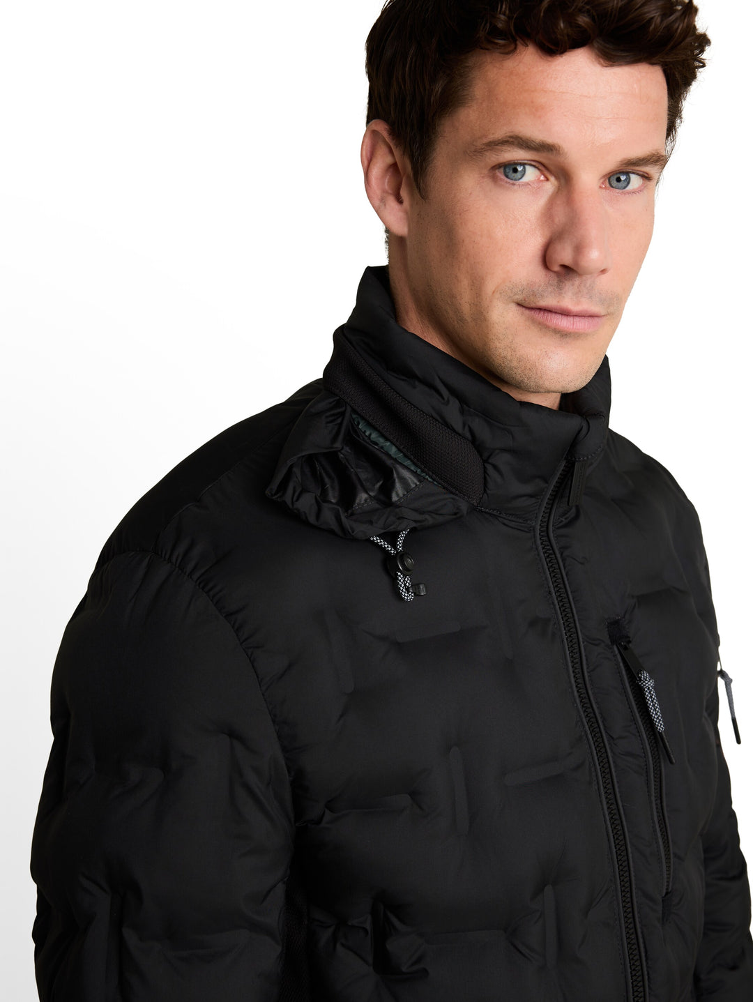 Decorative Hybrid Jacket - Black