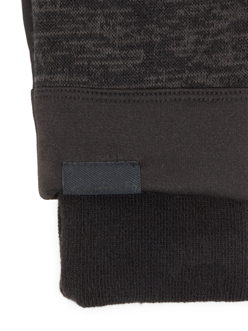 Bonded Gloves - Black Grey Melange
