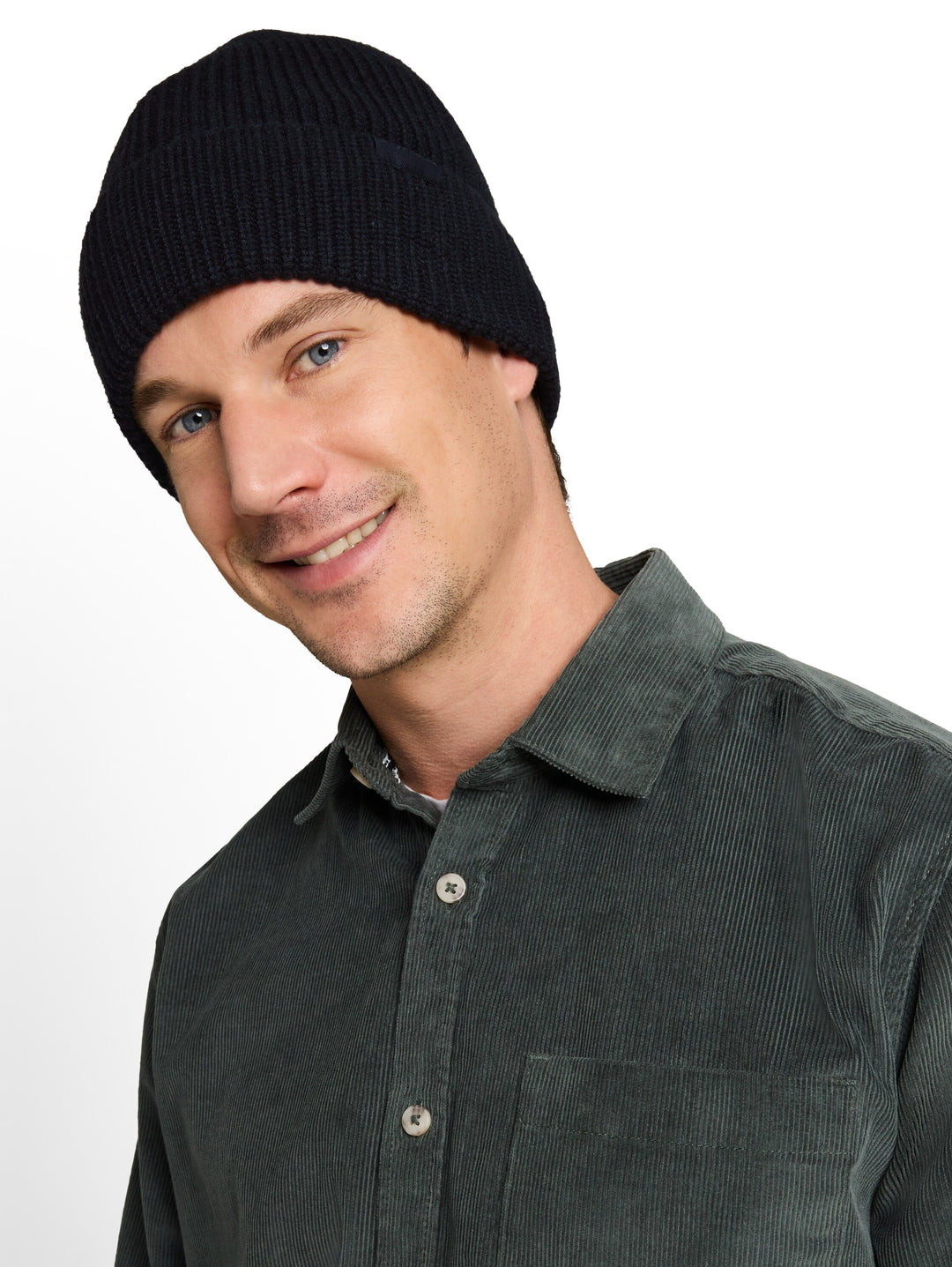 Cosy Rib Beanie Knit - Sky Captain Blue