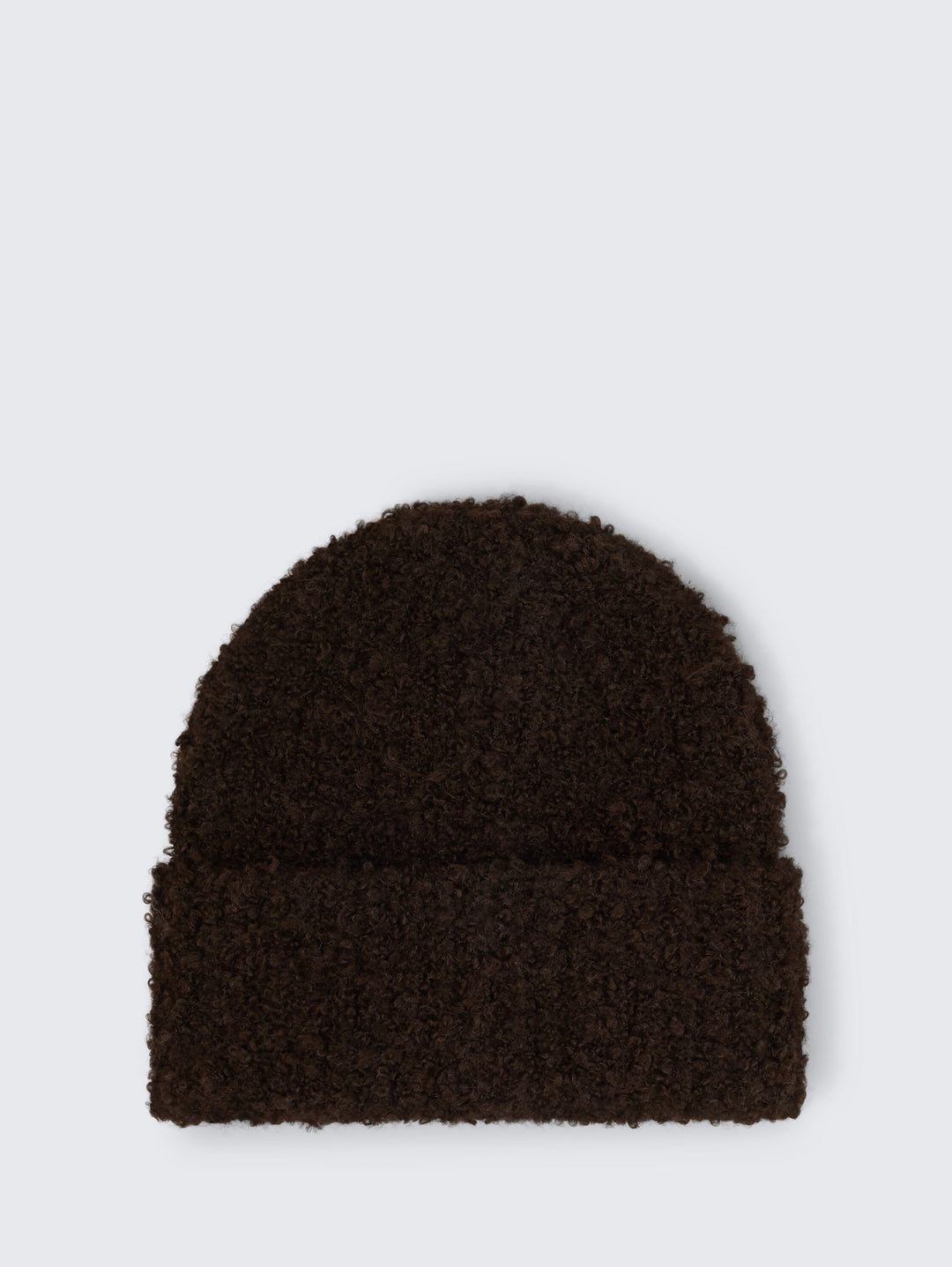 Bouclé Beanie - Java Dark Brown