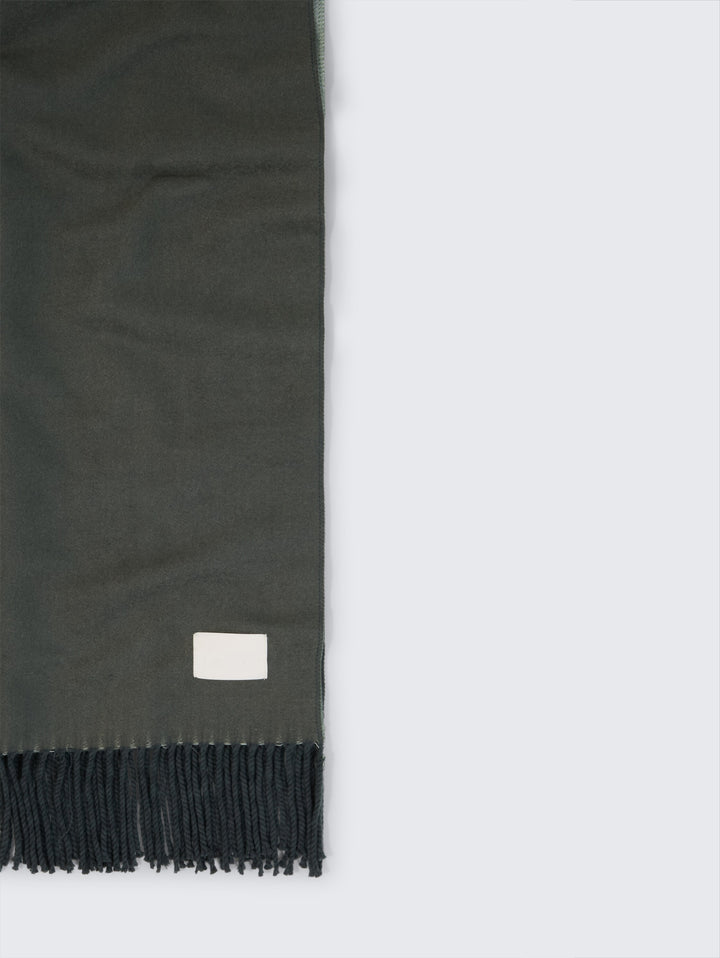 Doubleface Scarf - Darkest Olive