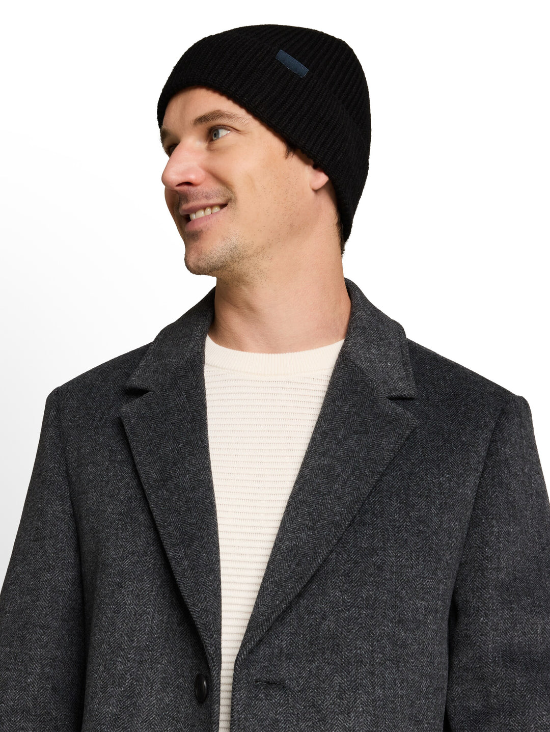 Cosy Rib Beanie Knit - Black