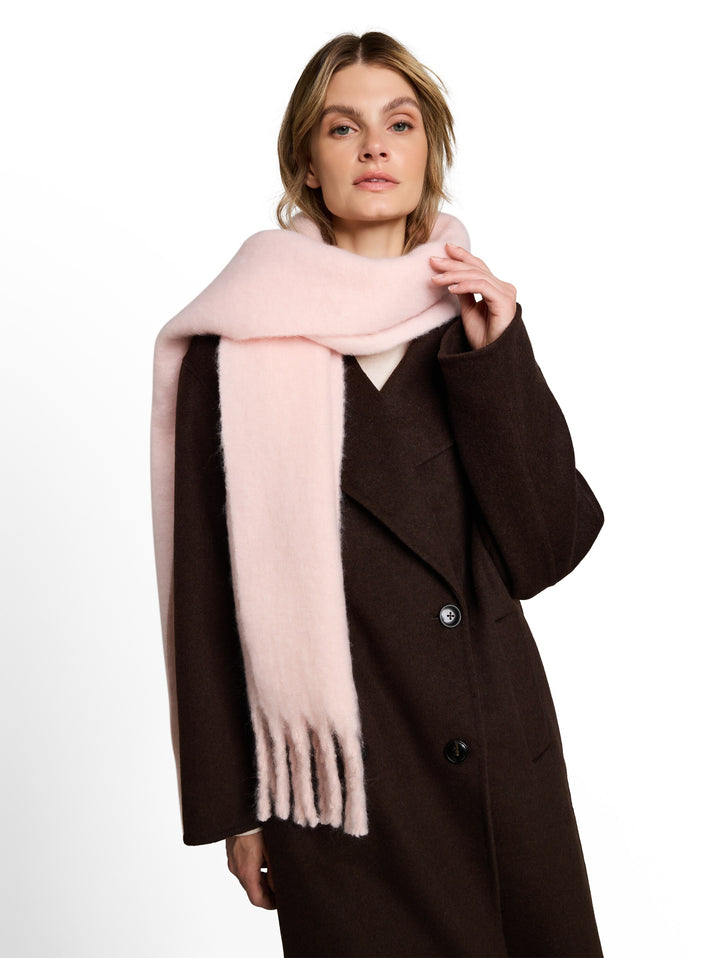 Cozy Brushed Scarf - Light Pastel Pink