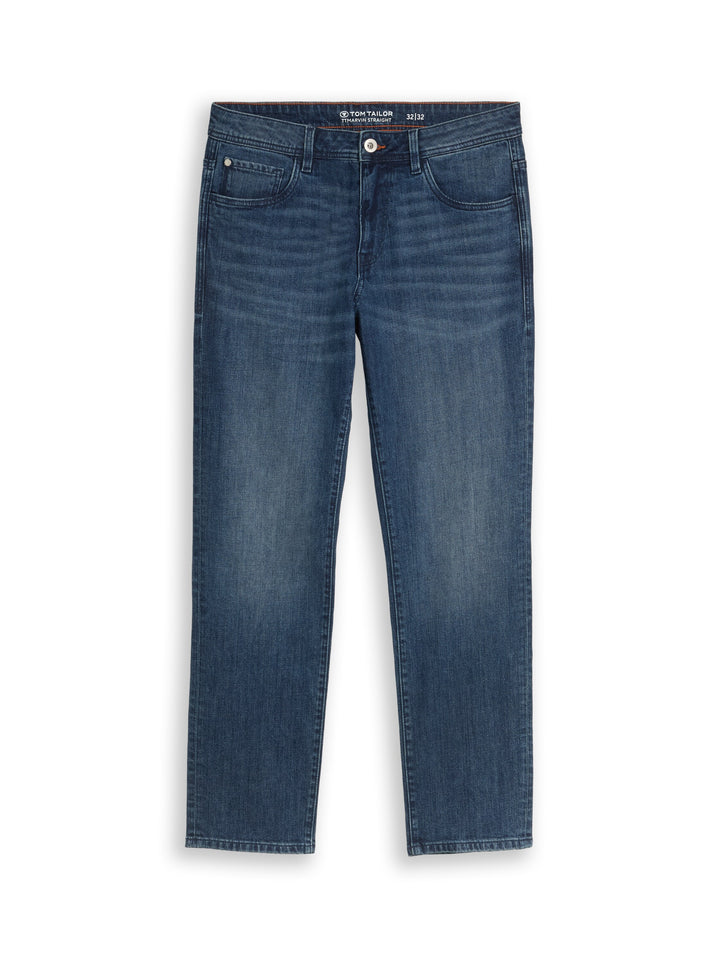Ttmarvin Straight - Mid Stone Bright Blue Denim
