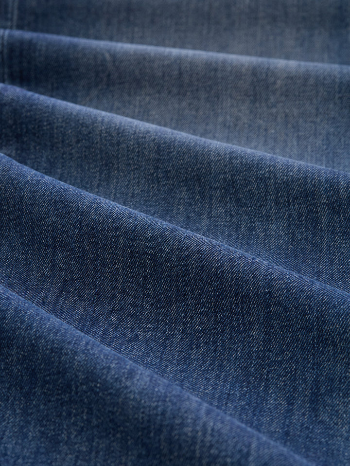 Ttmarvin Straight - Mid Stone Bright Blue Denim