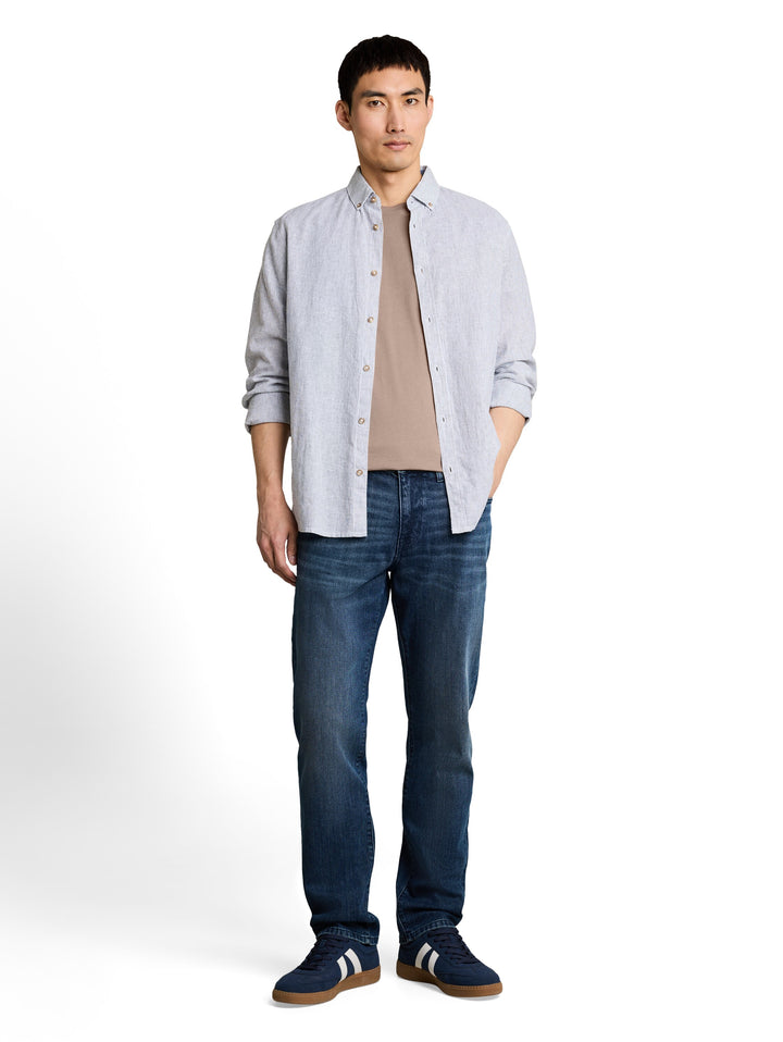 Ttmarvin Straight - Mid Stone Bright Blue Denim