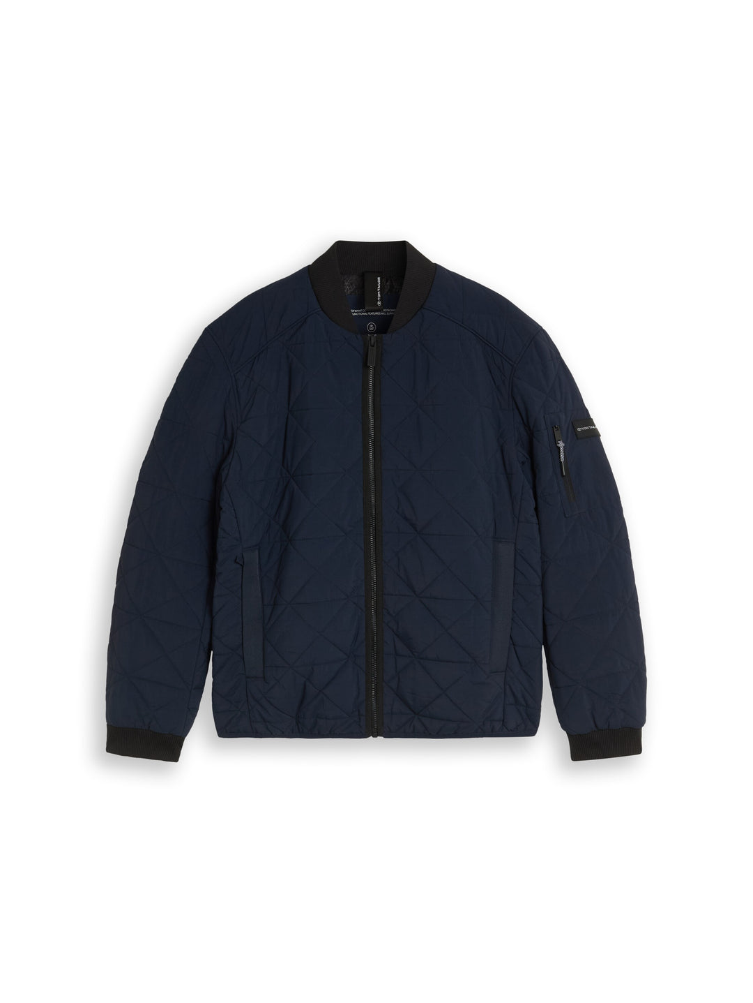 Quilted Bomber Jacket - Sky Captain Blue