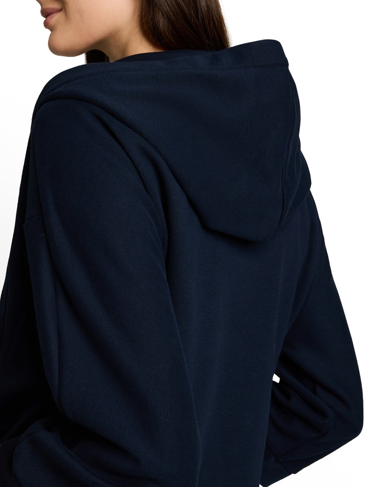 Sweatshirt Batwing With Hood - Sky Captain Blue