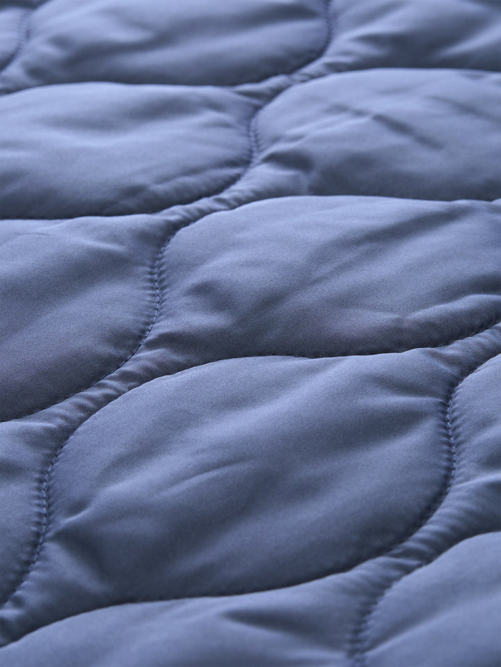 Quilted Lightweight Vest - Vintage Indigo Blue