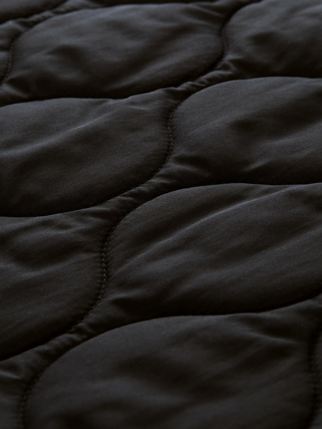 Quilted Lightweight Vest - Deep Black