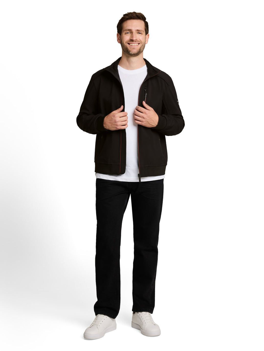 Stand-Up Softshell Jacket - Black