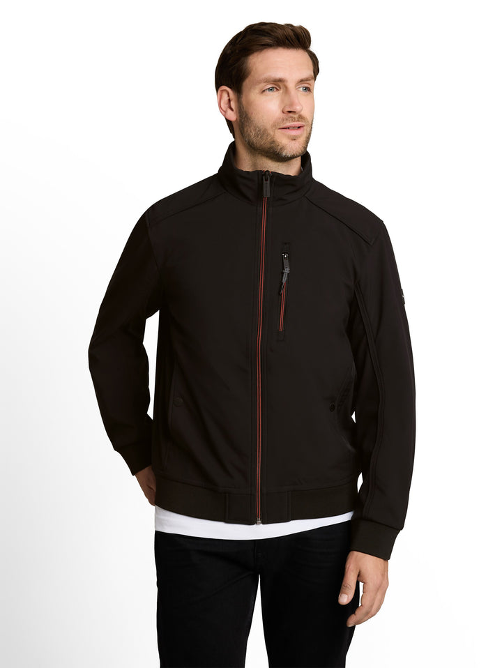 Stand-Up Softshell Jacket - Black