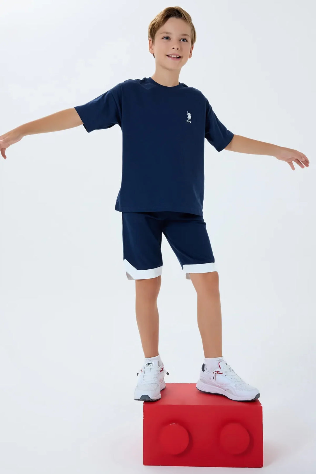 Navy Two Pieces Set