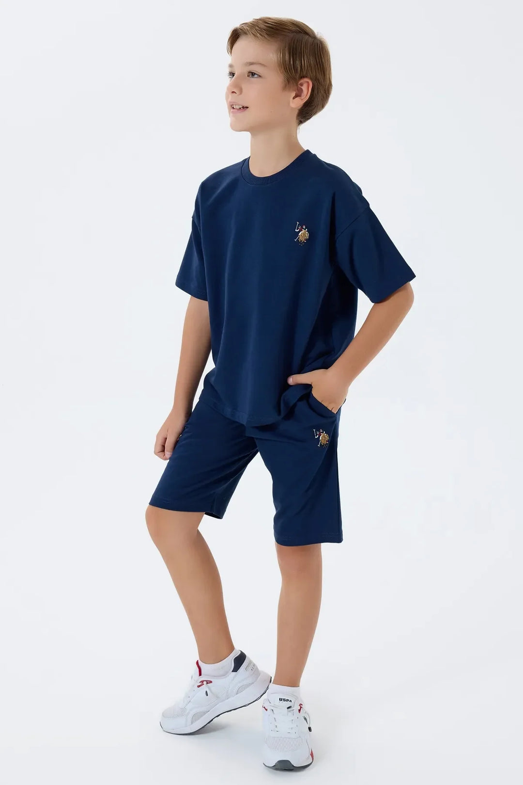 Navy Two Pieces Set