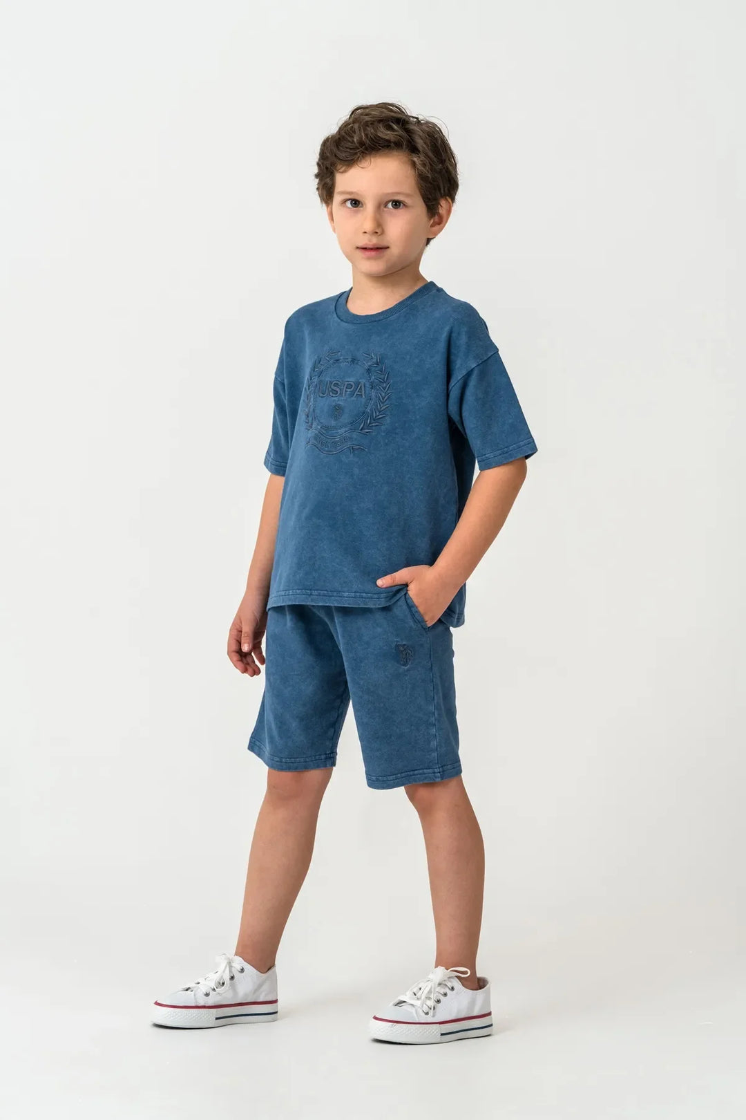 Dark Indigo Two Pieces Set