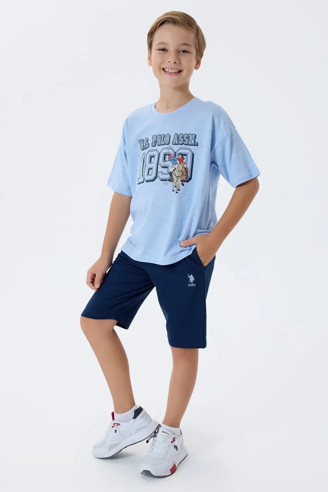 Blue Two Pieces Set