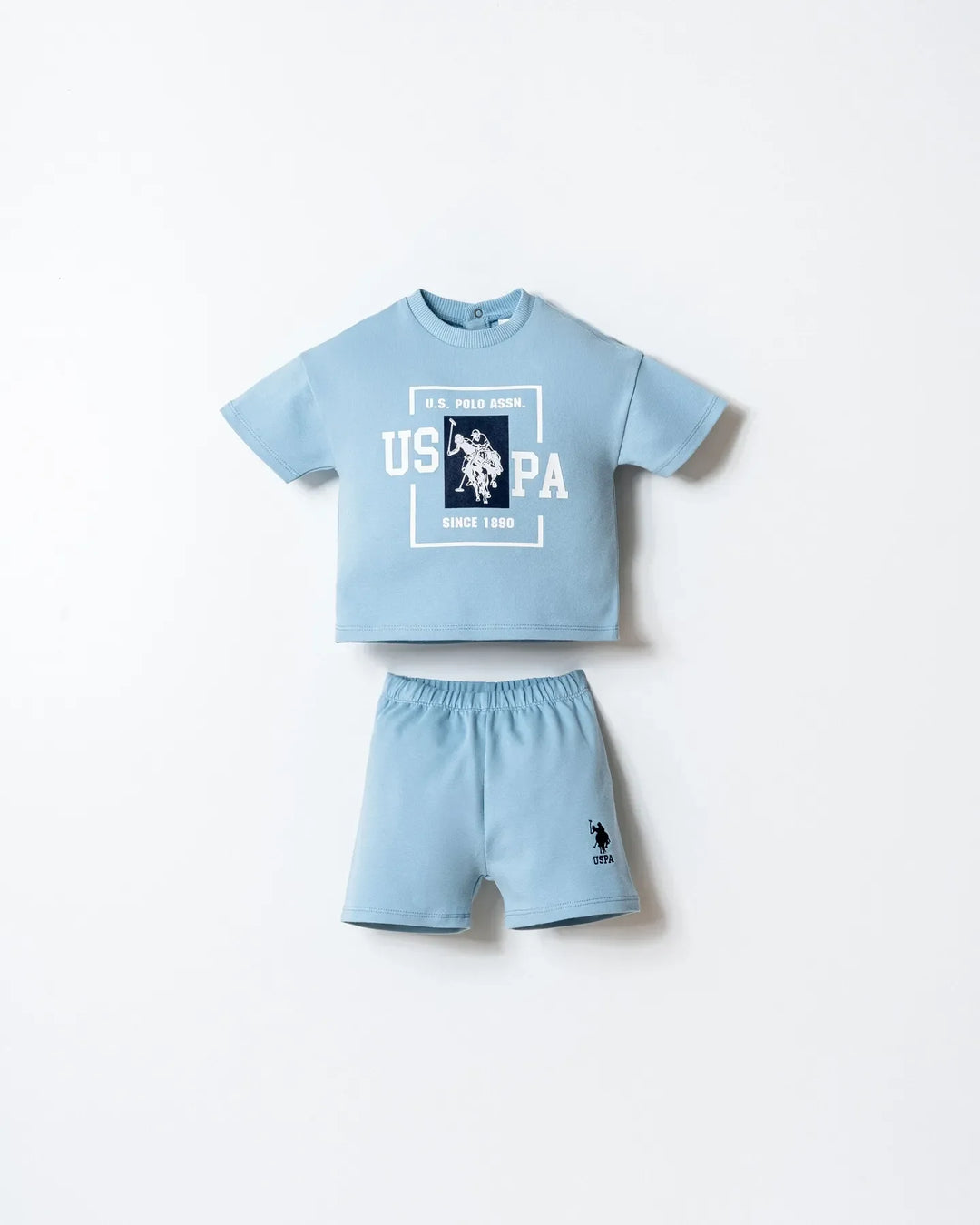 Blue T-Shirt and Short Set