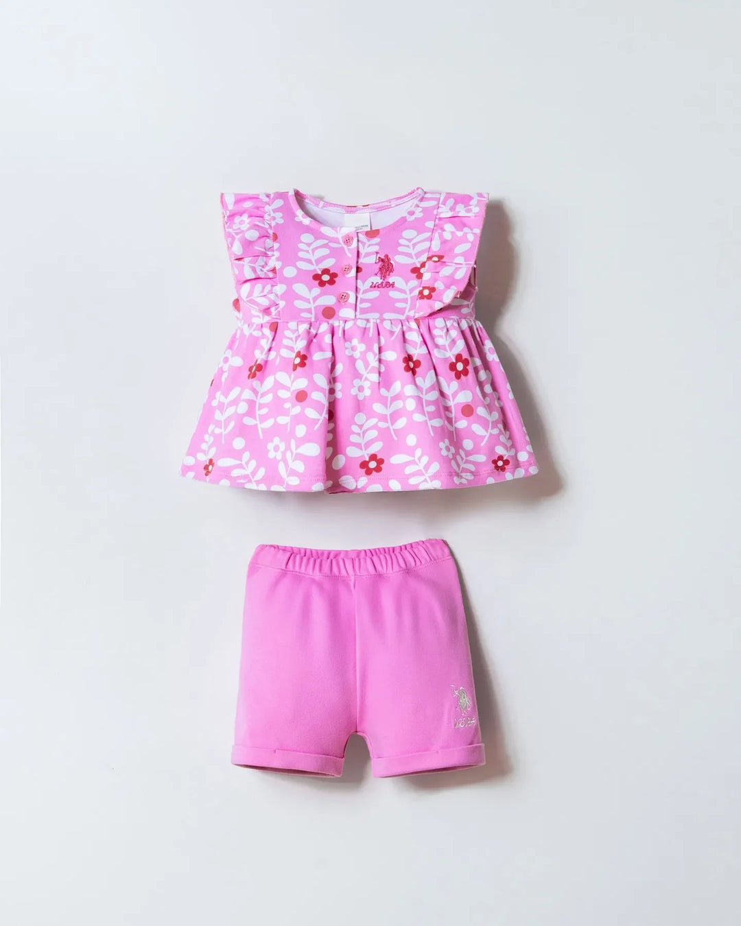 Pink T-Shirt and Short Set