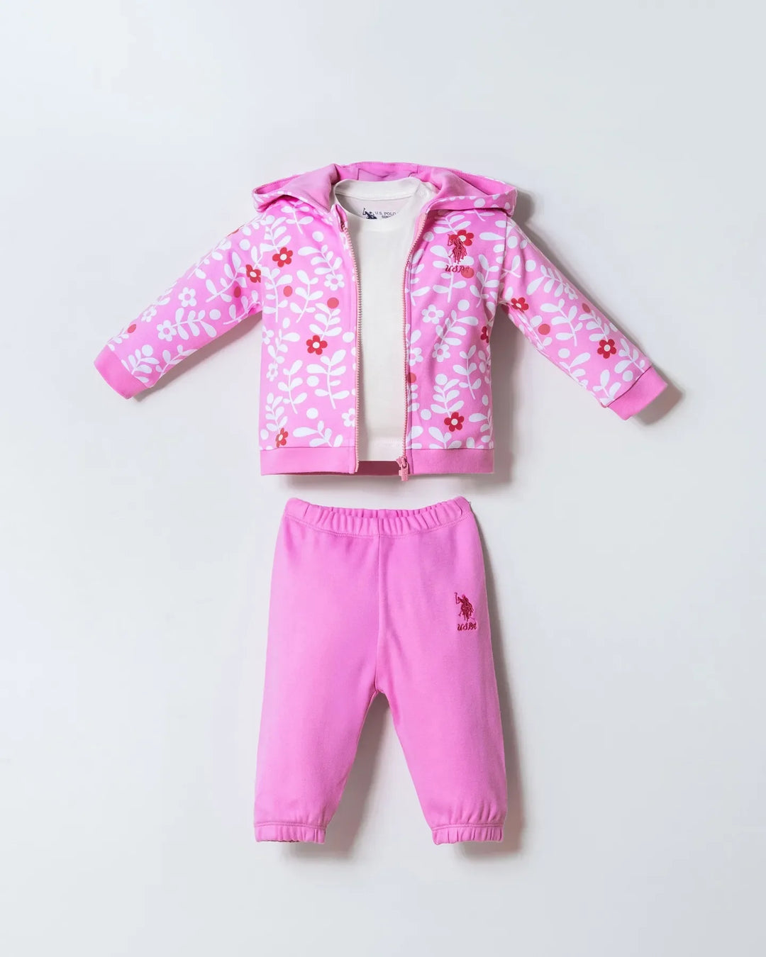Pink Three Pieces Set